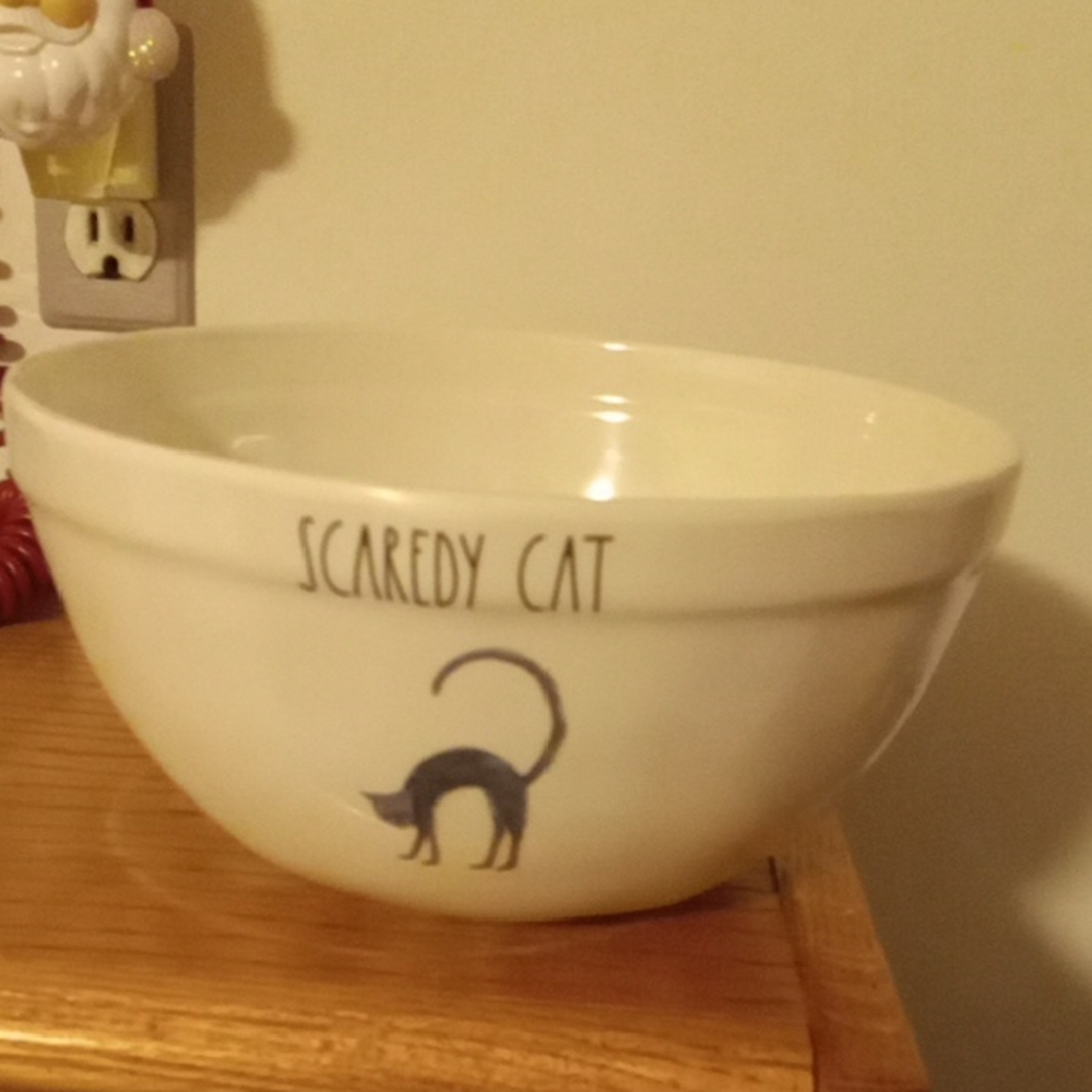Scaredy Cat Halloween Bowl 🐈‍⬛🐈‍⬛🐈‍⬛🐈‍⬛
